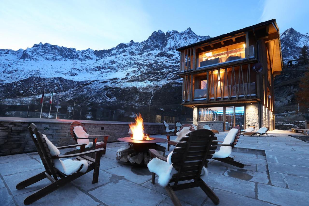 Chalet Blanc Cervinia Panzió Breuil-Cervinia Kültér fotó